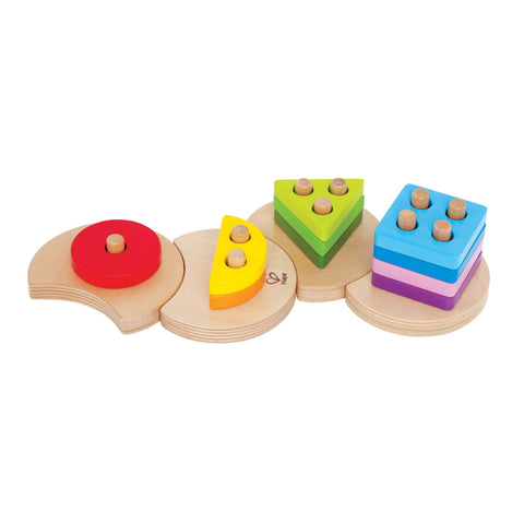 Hape - Geometric Sorter | KidzInc Australia | Online Educational Toy Store