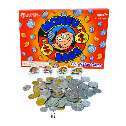 Learning Resources - Australian Money Bags Game | KidzInc Australia | Online Educational Toy Store