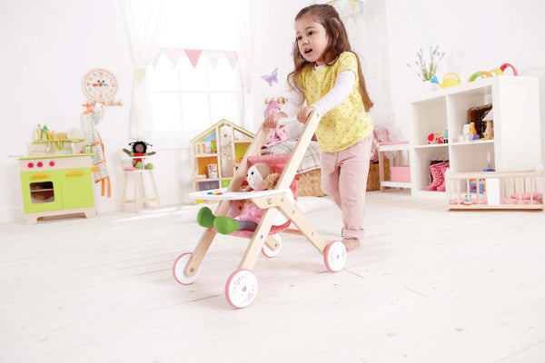 Hape - Baby Stroller | KidzInc Australia | Online Educational Toy Store