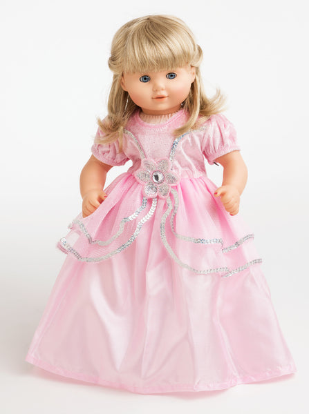 Little Adventures - Doll Dress Royal Pink Princess | KidzInc Australia | Online Educational Toy Store