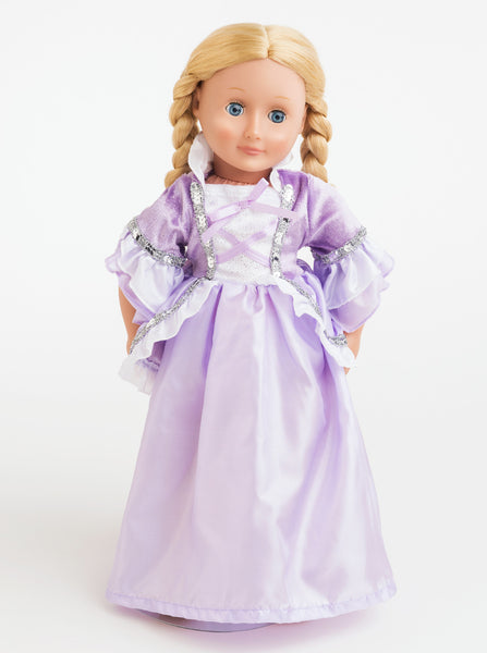 Little Adventures - Doll Dress Royal Rapunzel | KidzInc Australia | Online Educational Toy Store