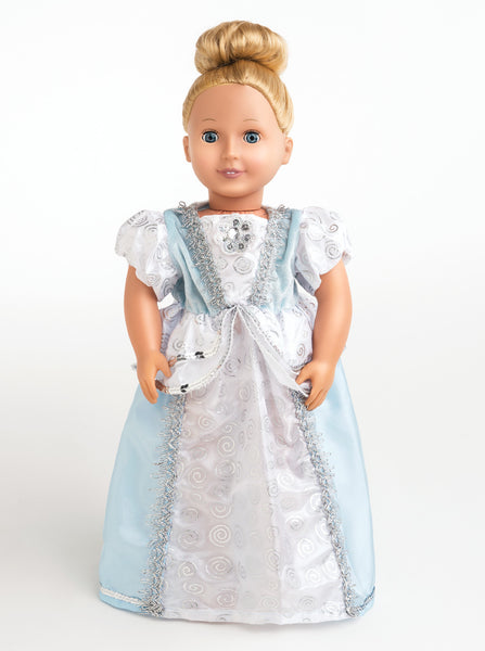Little Adventures - Cinderella Doll Dress | KidzInc Australia | Online Educational Toy Store