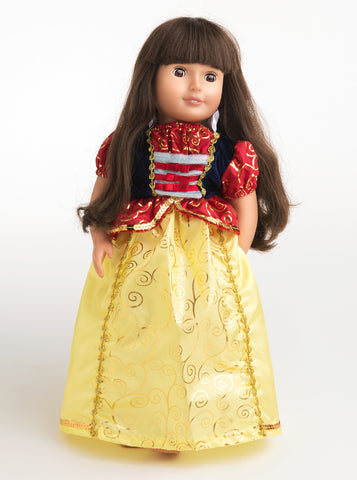Little Adventures - Snow White Doll Dress | KidzInc Australia | Online Educational Toy Store