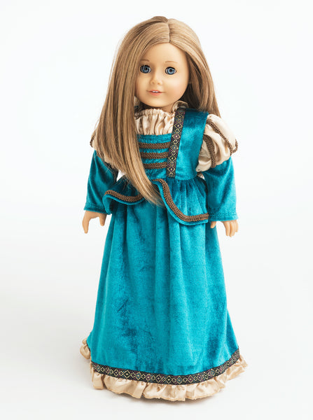 Little Adventures - Scottish Princess Doll Dress | KidzInc Australia | Online Educational Toy Store