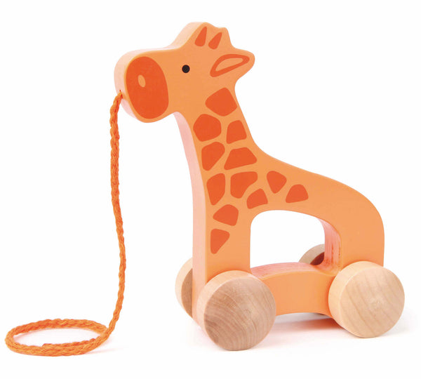 Hape - Push and Pull Giraffe | KidzInc Australia | Online Educational Toy Store