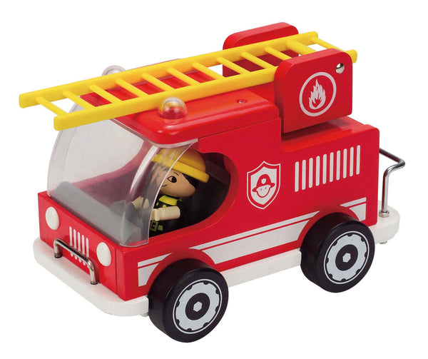 Hape - Fire Truck | KidzInc Australia | Online Educational Toy Store