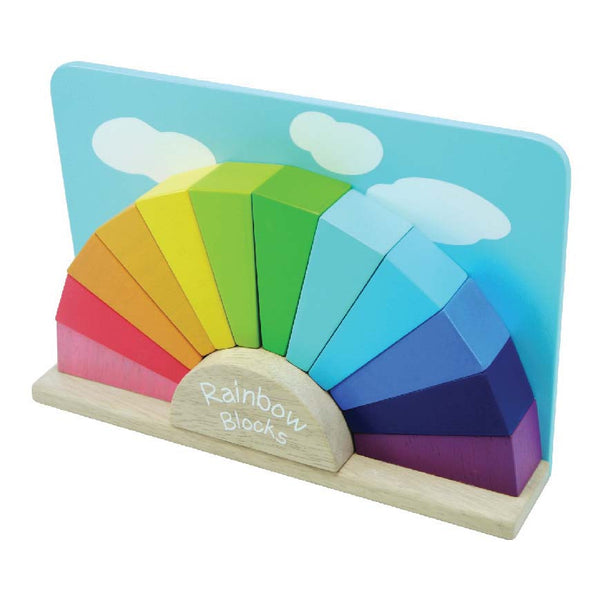 Santoys - Rainbow Blocks | KidzInc Australia | Online Educational Toy Store