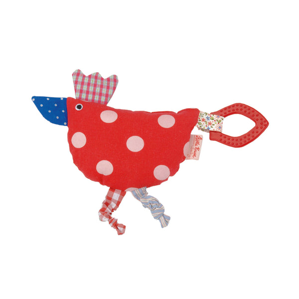 Kathe Kruse - Luckies Activity Chicken with Teether | KidzInc Australia | Online Educational Toy Store