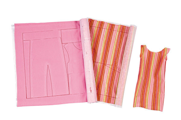Marie Kruse - Stripes Fabric Clothes Making Set | KidzInc Australia | Online Educational Toy Store