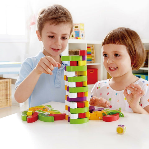 Hape - Stacking Veggie Game | KidzInc Australia | Online Educational Toy Store