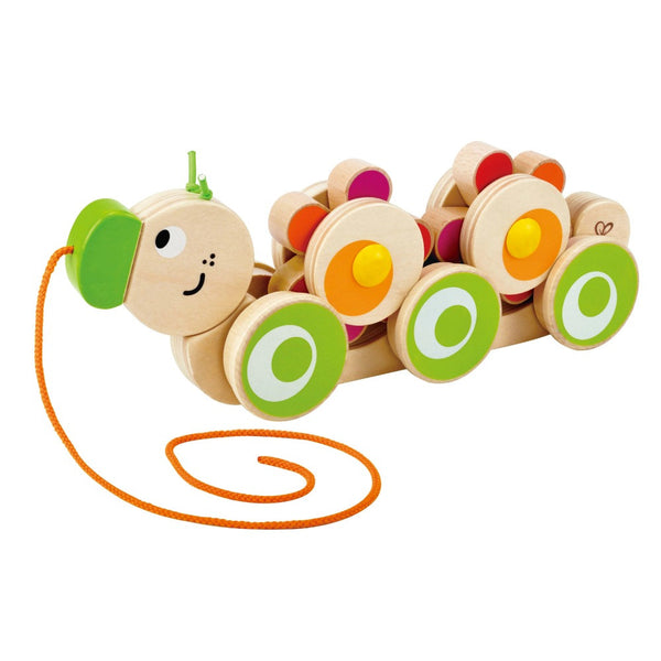 Hape - Walk-A-Long Caterpillar | KidzInc Australia | Online Educational Toy Store