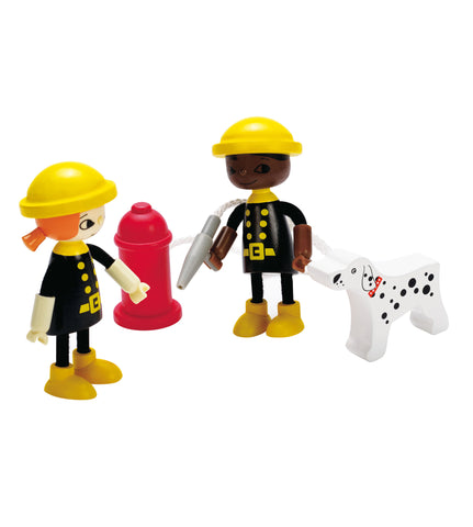 Hape - Happy Fireman | KidzInc Australia | Online Educational Toy Store