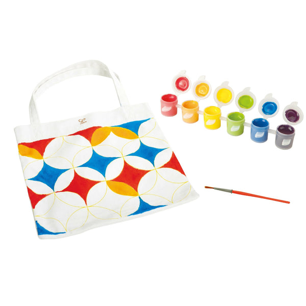 Hape - Paint-A-Pattern Tote | KidzInc Australia | Online Educational Toy Store