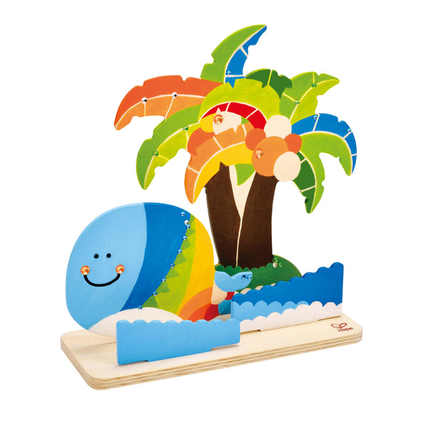 Hape - Tropical Island Paint and Play | KidzInc Australia | Online Educational Toy Store