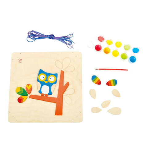 Hape - Hoot Owl Paint and Frame | KidzInc Australia | Online Educational Toy Store
