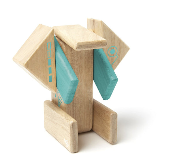 Tegu Future Robo Magnetic Wooden Block Set | KidzInc Australia | Online Educational Toy Store