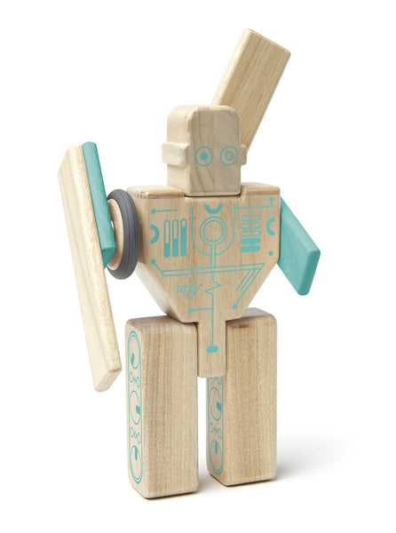 Tegu Future Magbot Magnetic Wooden Block Set | KidzInc Australia | Online Educational Toy Store