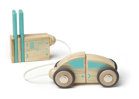 Tegu Future Circuit Racer Magnetic Wooden Block Set | KidzInc Australia | Online Educational Toy Store