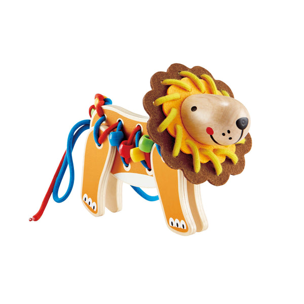 Hape - Lacing Lion | KidzInc Australia | Online Educational Toy Store