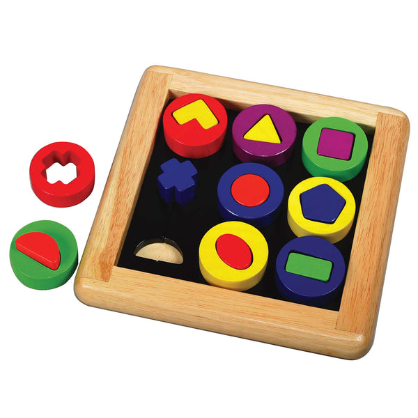 Santoys - Shape Matching Board | KidzInc Australia | Online Educational Toy Store