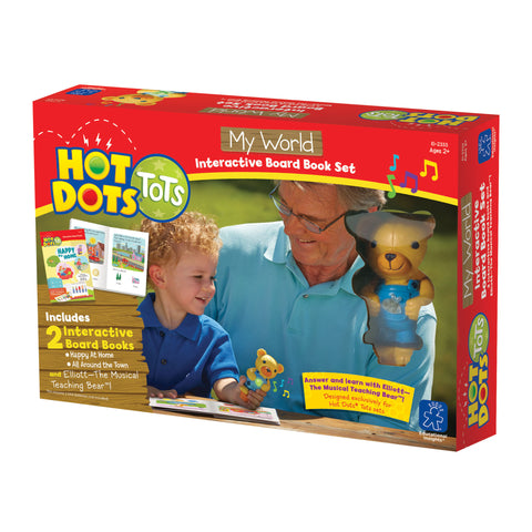Educational Insights - Hot Dots Tots My World Board Interactive Book | KidzInc Australia | Online Educational Toy Store