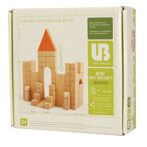 Unit Bricks - Mini Unit Bricks 40 Pieces | KidzInc Australia | Online Educational Toy Store