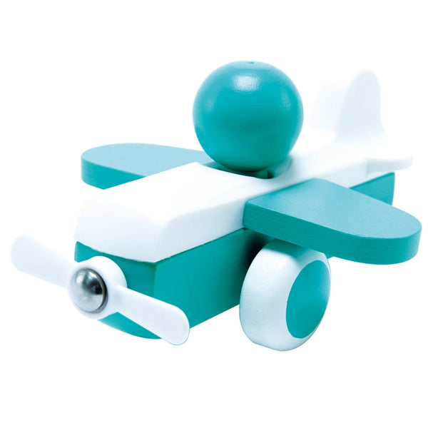Hape - Sky Flyer Aqua Wooden Toy Plane | KidzInc Australia | Online Educational Toy Store
