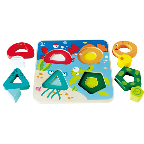 Hape - Underwater Escapade Sorting Puzzle | KidzInc Australia | Online Educational Toy Store