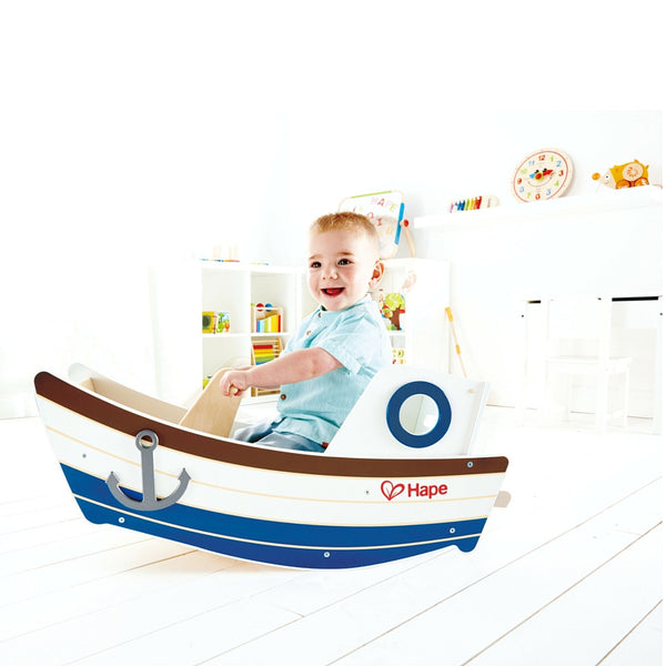 Hape Toys - Rocking Boat | KidzInc Australia | Online Educational Toy Store