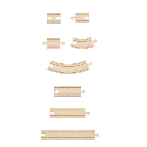 Hape - Railway Super Expansion Rail Pack | KidzInc Australia | Online Educational Toy Store