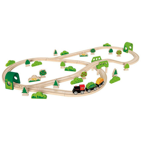 Hape - Forest Railway Train Set | KidzInc Australia | Online Educational Toy Store