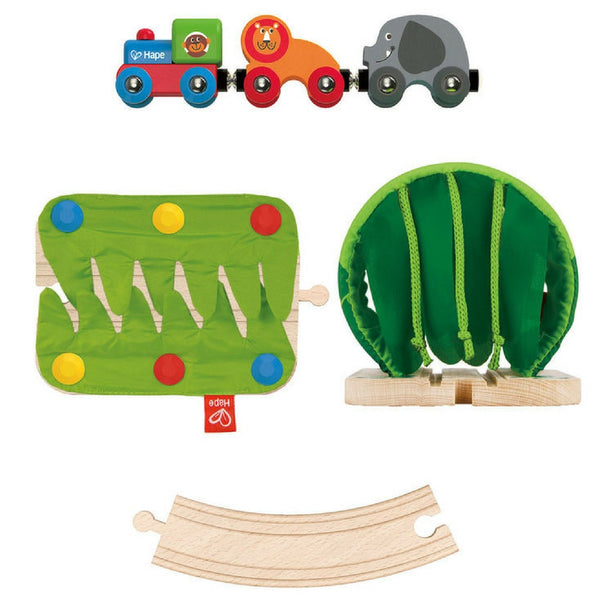 Hape - Railway Jungle Journey Train Set | KidzInc Australia | Online Educational Toy Store