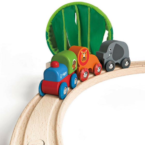 Hape - Railway Jungle Journey Train Set | KidzInc Australia | Online Educational Toy Store