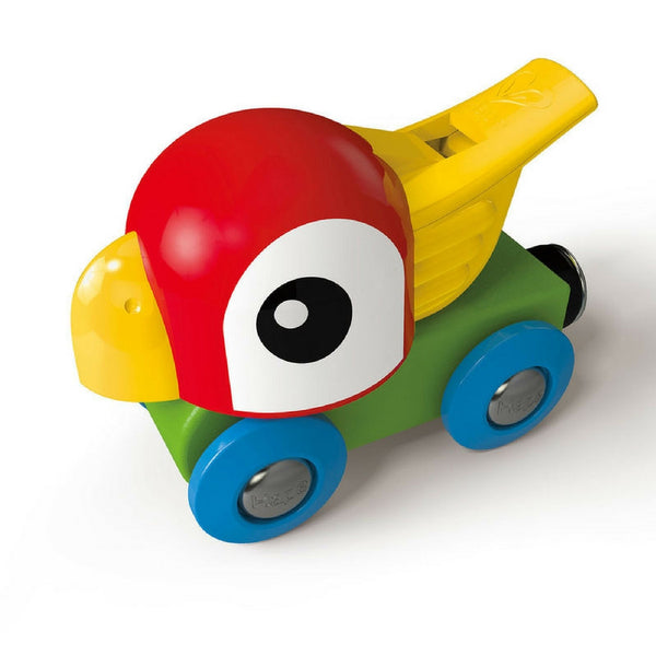 Hape - Railway Whistling Parrot Train Engine | KidzInc Australia | Online Educational Toy Store