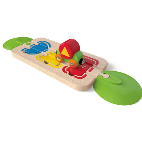 Hape - Railway Colour & Shape Sorting Track | KidzInc Australia | Online Educational Toy Store