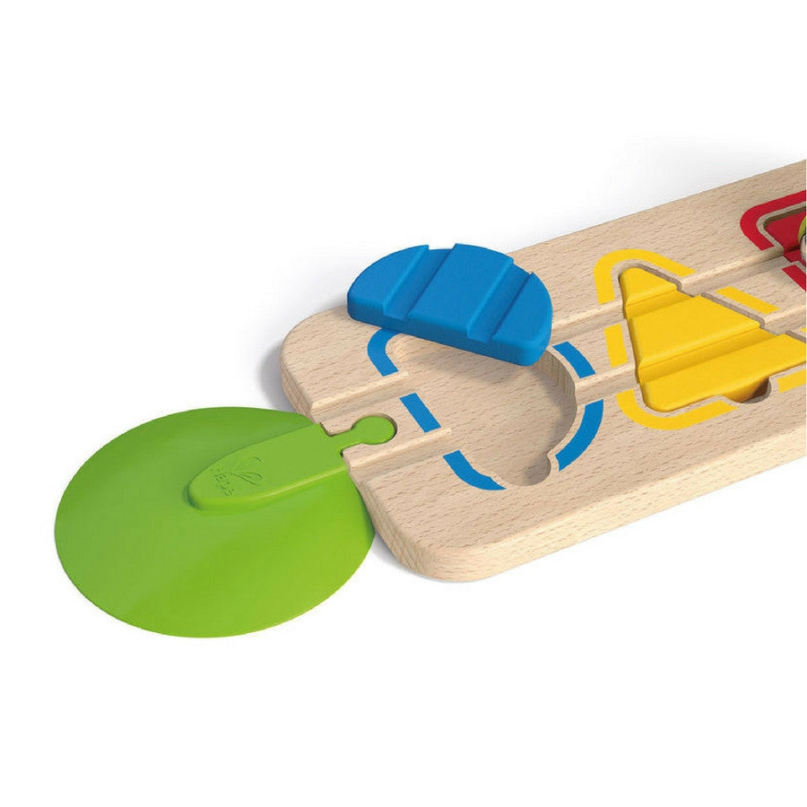 Hape Railway Colour & Shape Sorting Train Track | KidzInc Australia