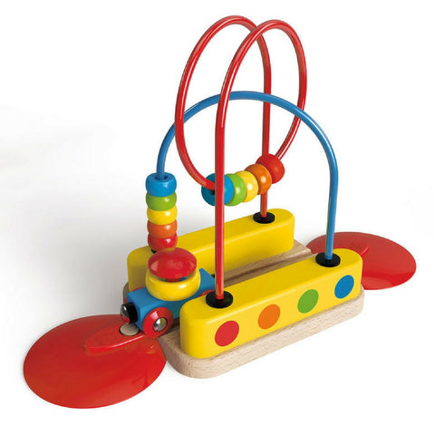 Hape - Railway Bead Maze Rainbow Train Track | KidzInc Australia | Online Educational Toy Store