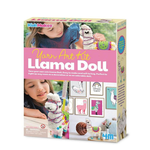 4M KidzMaker Make Your Own Llama Doll | Makerspace Toys | KidzInc Australia