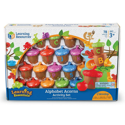 Learning Resources - Alphabet Acorns Activity Set | KidzInc Australia | Online Educational Toy Store