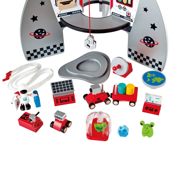 Hape - Four Stage Rocket Ship | KidzInc Australia | Online Educational Toy Store
