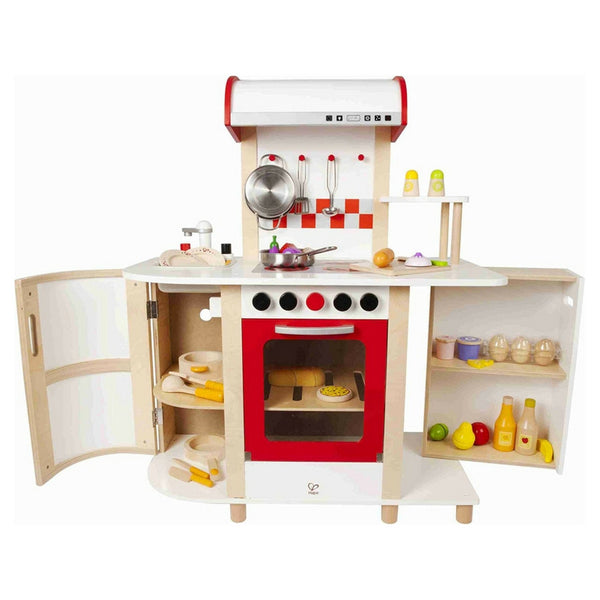 Hape - Multi Function Wooden Kitchen | KidzInc Australia | Online Educational Toy Store