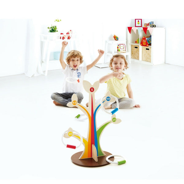 Hape - Ring Around The Tree Toss Game | KidzInc Australia | Online Educational Toy Store
