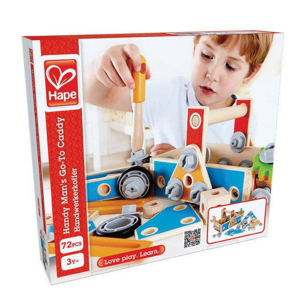 Hape - Amazing Tool Box 72 Pieces | KidzInc Australia | Online Educational Toy Store