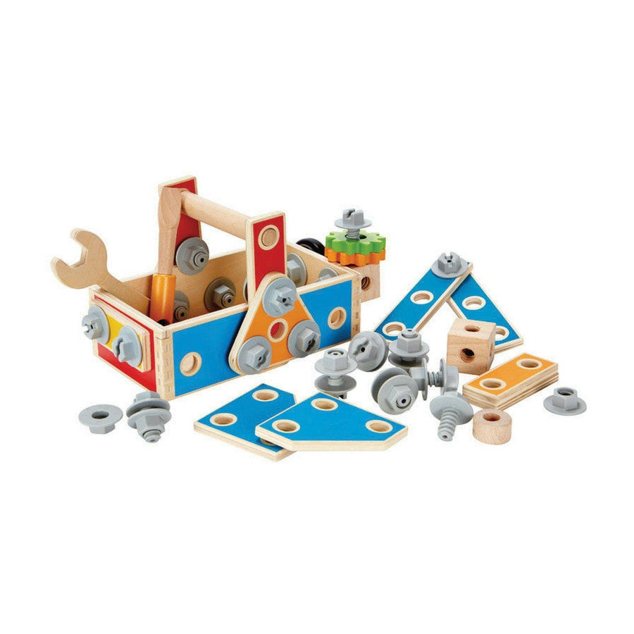 Hape Amazing Tool Box Wooden 72 Pieces KidzInc Australia|Online Toys