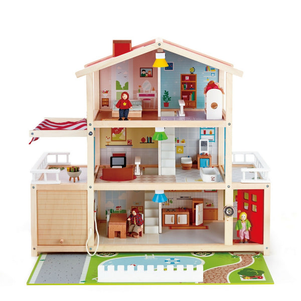 Hape - Doll Family Mansion | KidzInc Australia | Online Educational Toy Store