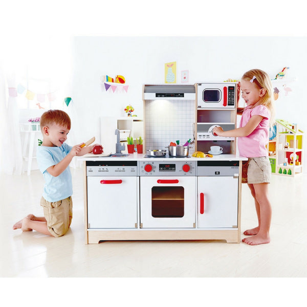 Hape - All-In-1 Wooden Kitchen | KidzInc Australia | Online Educational Toy Store
