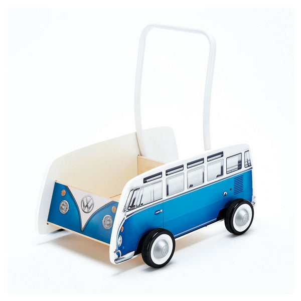 Hape - Classical Bus T1 Baby Walker (Blue) | KidzInc Australia | Online Educational Toy Store