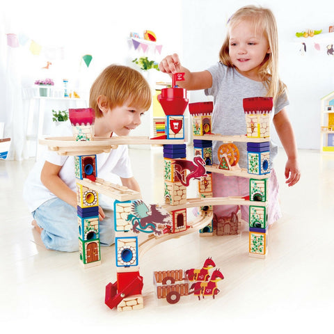 Hape - Quadrilla Medieval Quest Marble Run | KidzInc Australia | Online Educational Toy Store