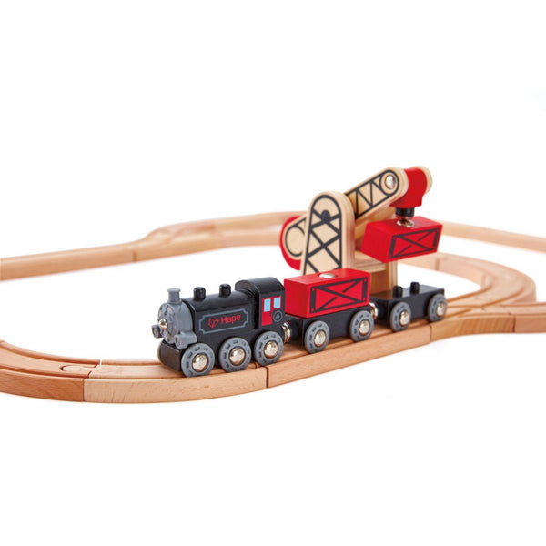 Hape - Railway Steam Era Freight Train | KidzInc Australia | Online Educational Toy Store