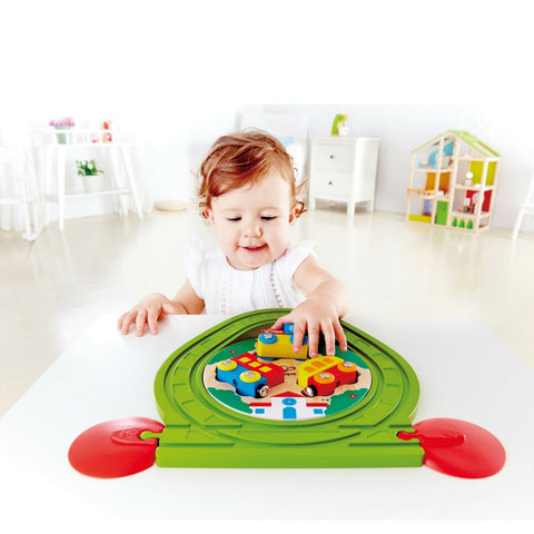 Hape - Railway Train Track Puzzle | KidzInc Australia | Online Educational Toy Store